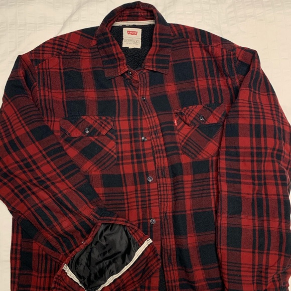 levis flannel jacket